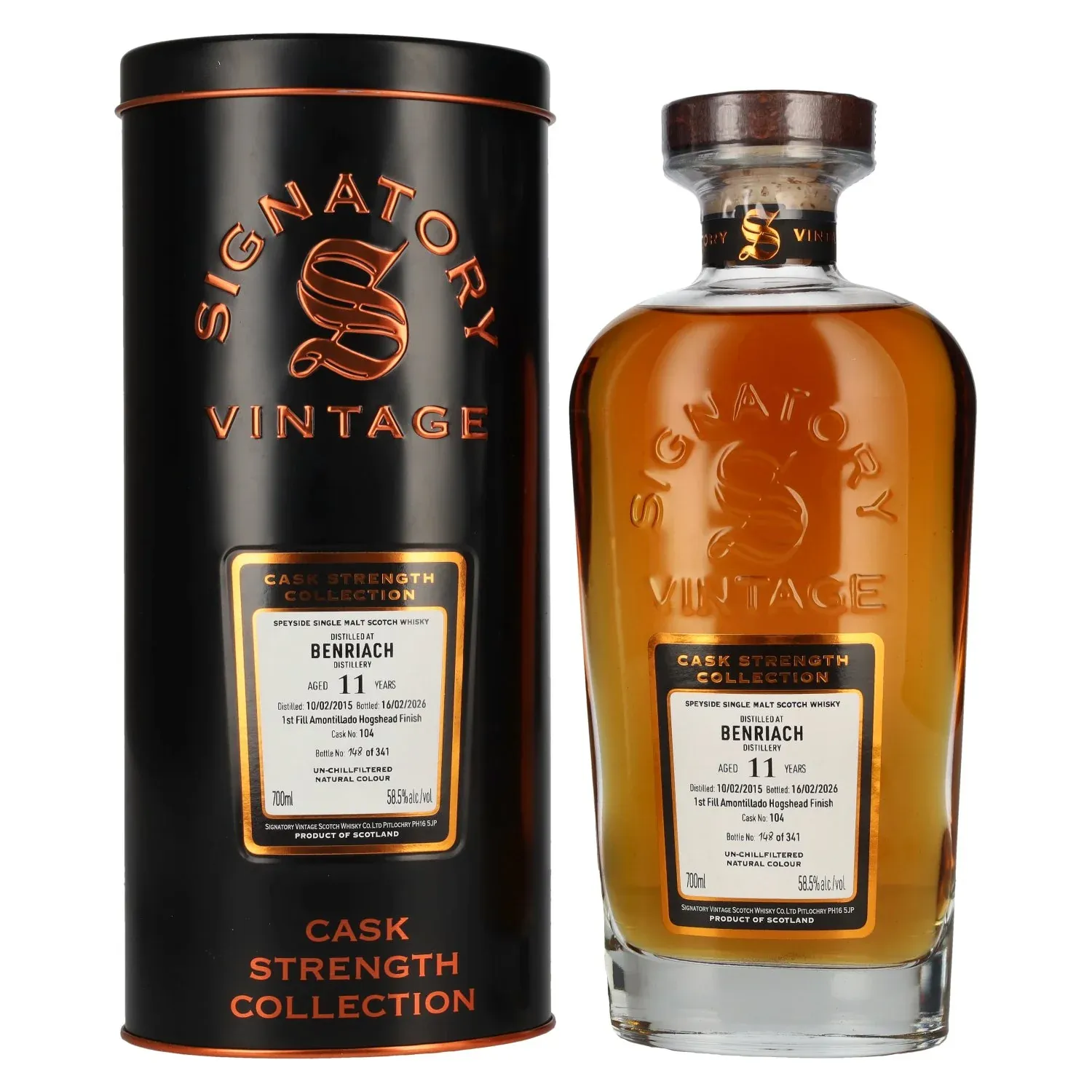 Benriach 11 y.o. Cask Strength Signatory Vintage
