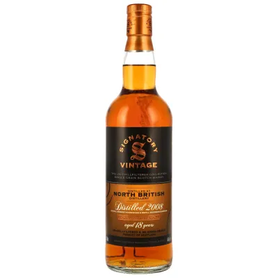 North British 2008/2026 - 18 y.o. - Single Grain 1st Fill Sherry & Refill Bourbon Casks Signatory