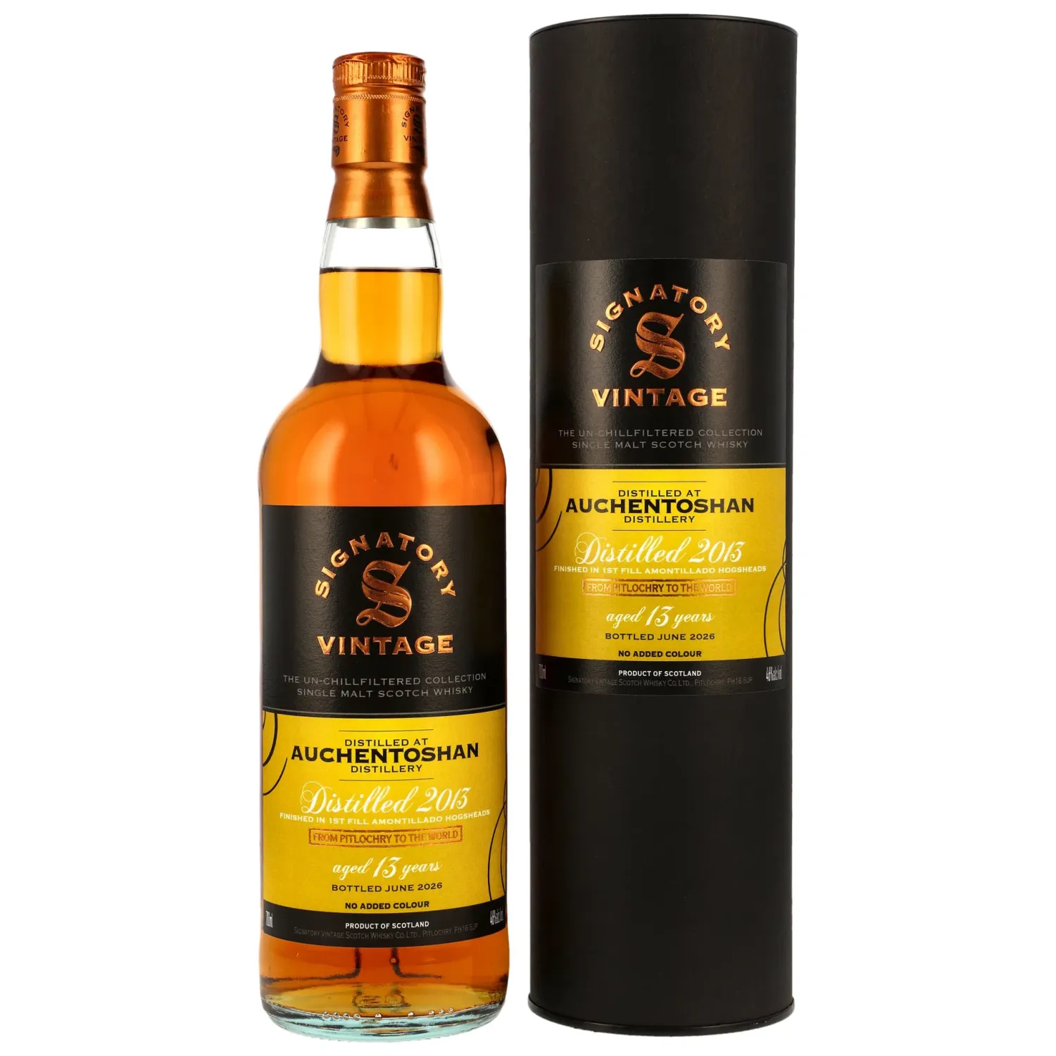 Auchentoshan 2013/2026 - 13 y.o. - 1st Fill Amontillado Signatory
