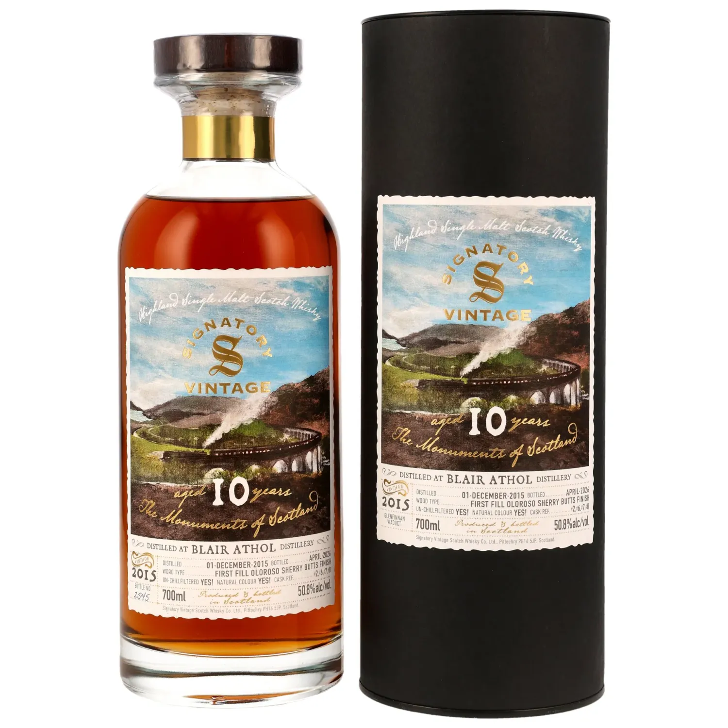 Blair Athol 2015/2026 - 10 y.o. - 1st Fill Oloroso Sherry Butts Finish Signatory