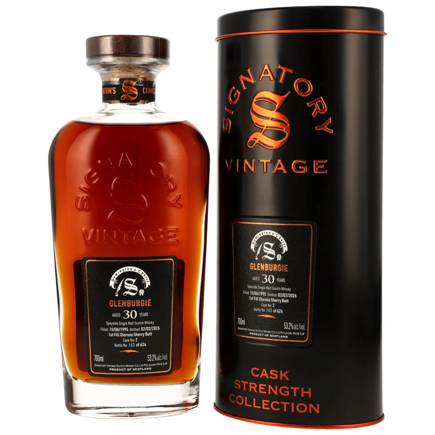 Glenburgie 1995/2026 - 30 y.o. - 1st Fill Oloroso Sherry Butt Signatory