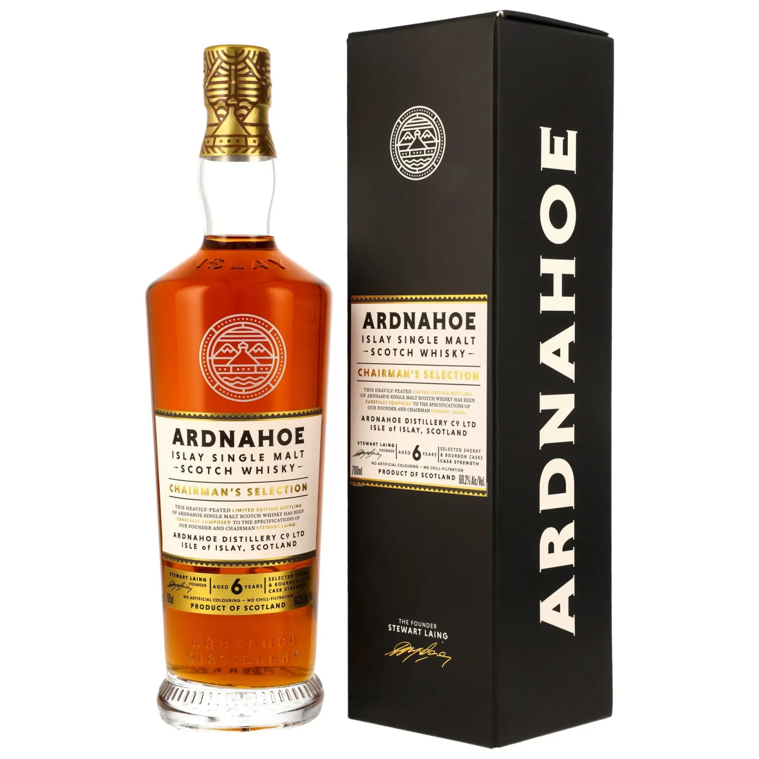 Ardnahoe Chairmans Selection 6 y.o. - Heavily Peated Sherry & Bourbon Casks