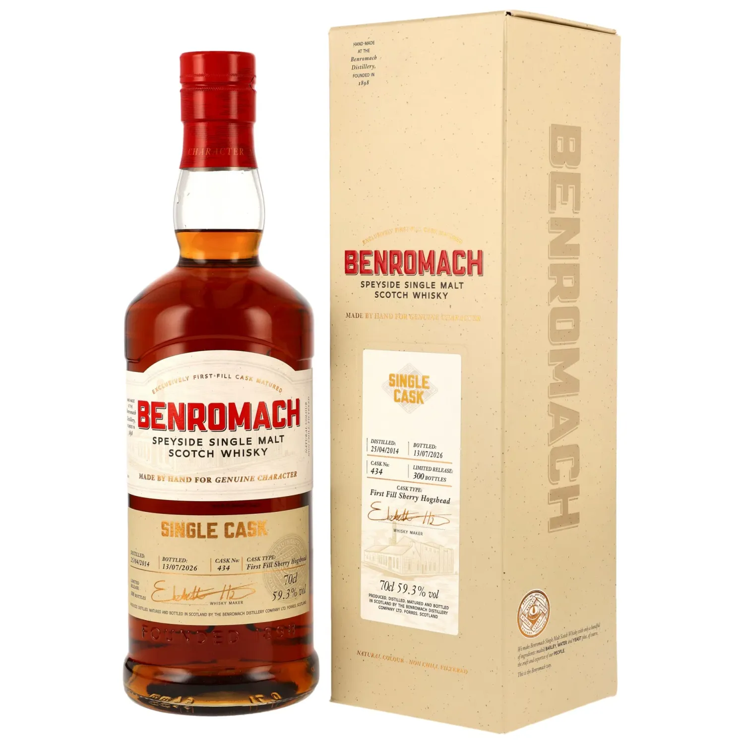 Benromach 2014/2026 - 12 y.o. - 1st Fill Sherry Hogshead