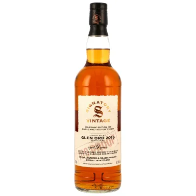Glen Ord 2016/2025 - 9 y.o. - 1st & 2nd Fill Oloroso Sherry Casks - Signatory 100 PROOF