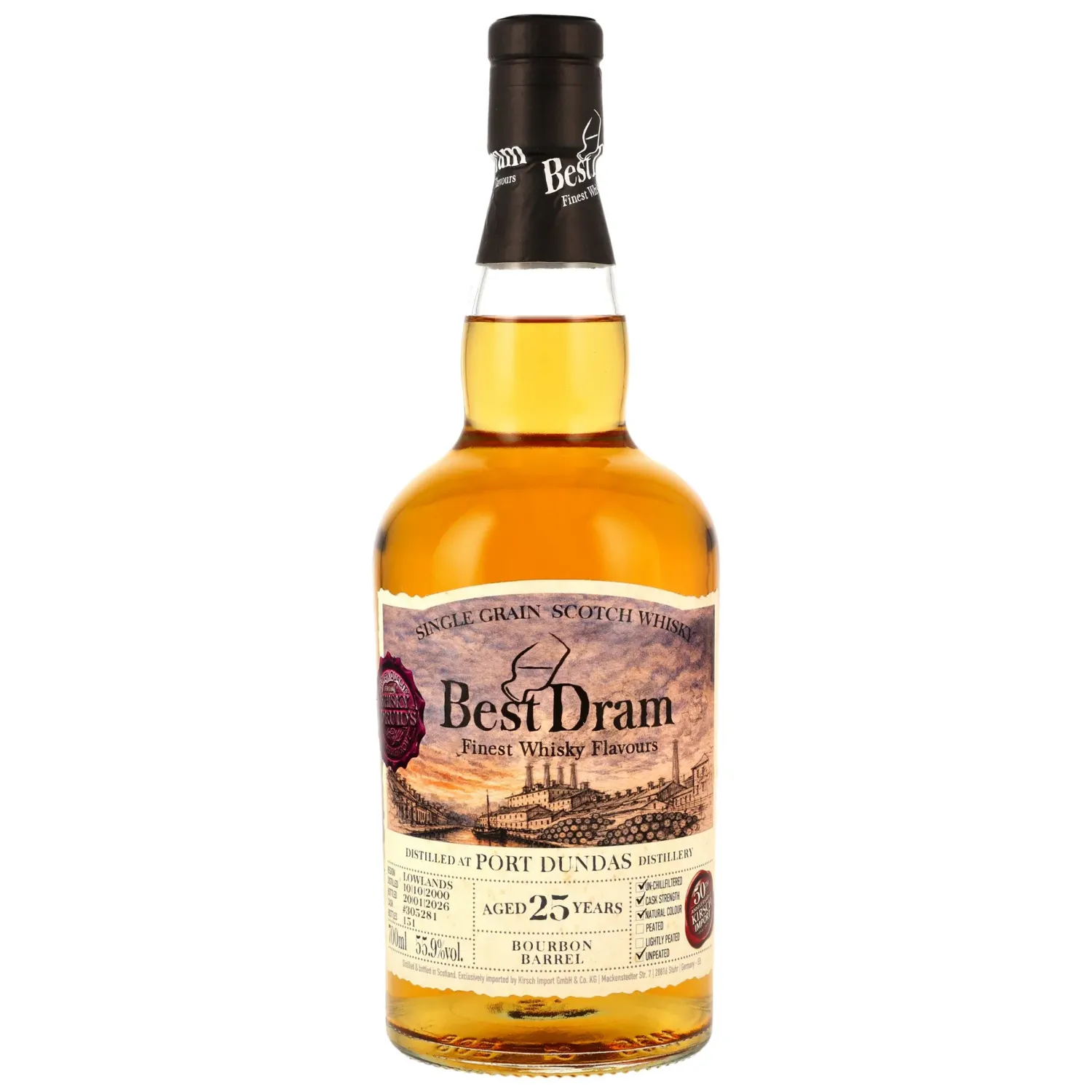 Port Dundas 2000/2026 - 25 y.o. - Bourbon Barrel (Best Dram)