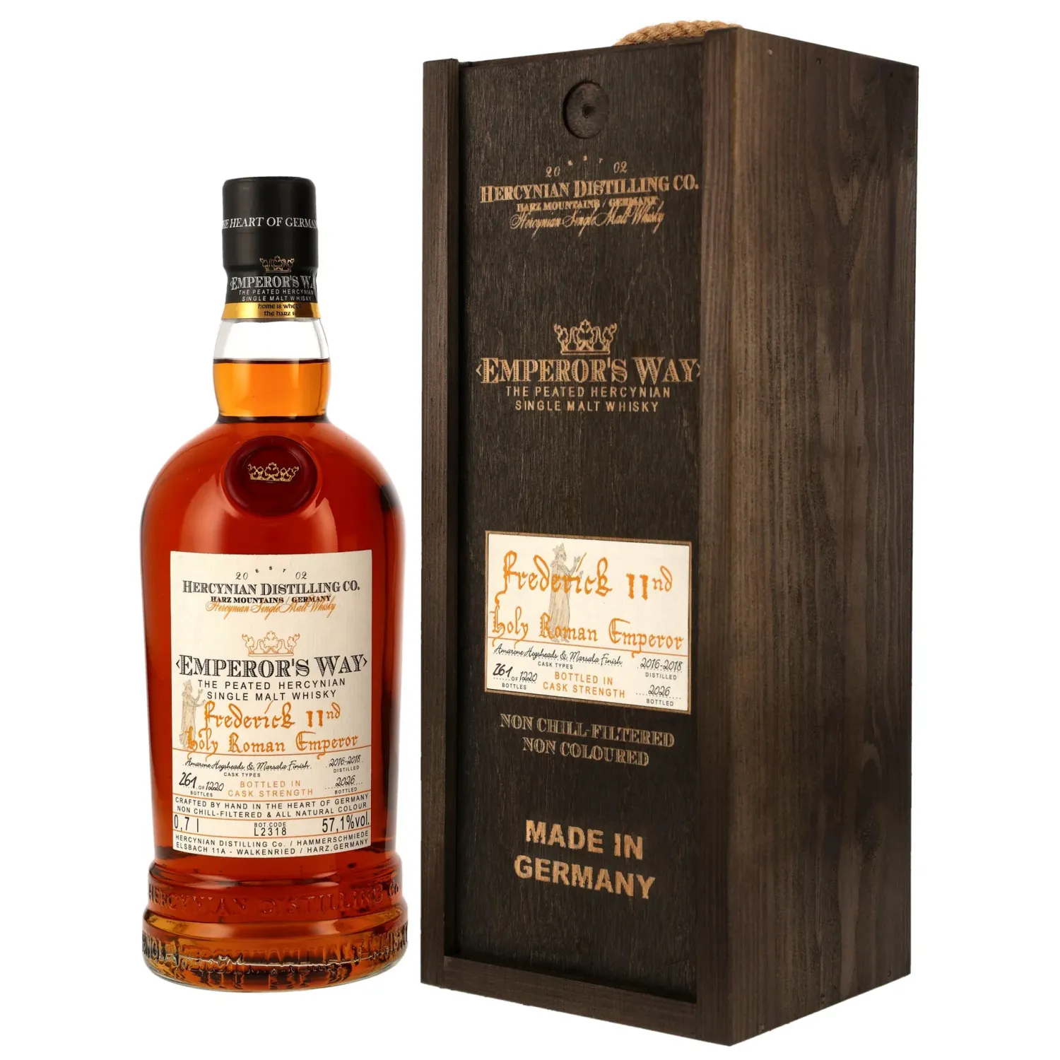 Emperors Way Frederick II - Amarone Hogsheads & Marsala Casks Finish (Hercynian Distilling Elsburn)