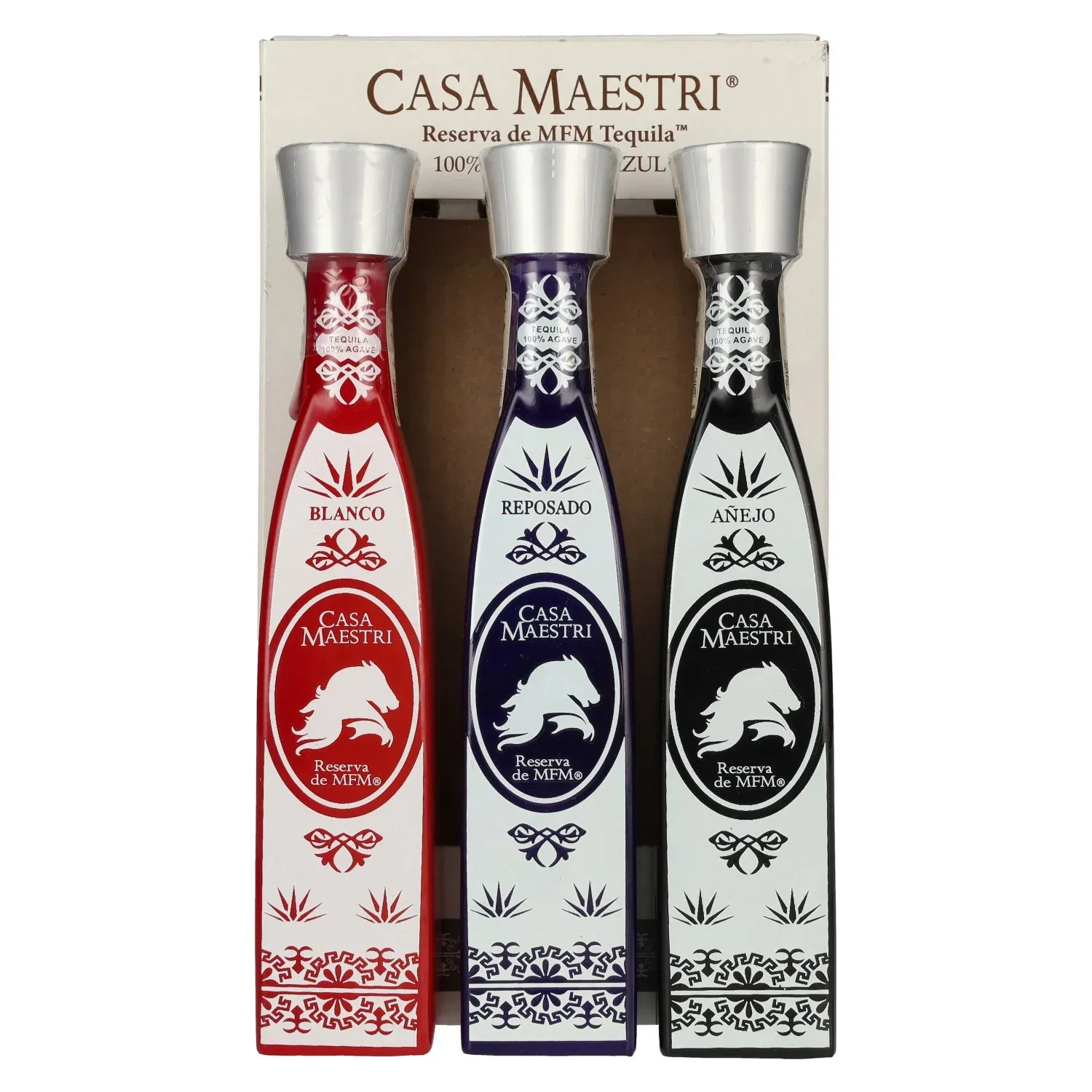 Casa Maestri MFM Tequila Gift Set 3x10cl.