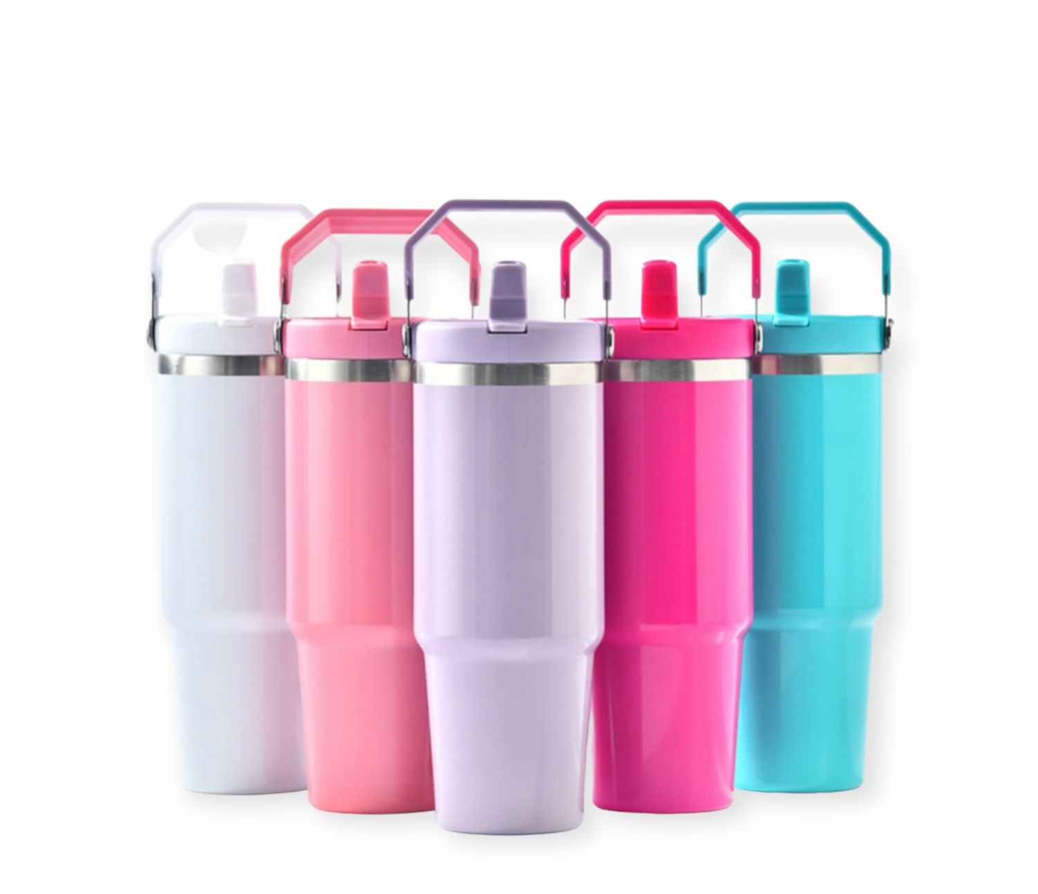 30 oz Flip Top Handle Tumbler