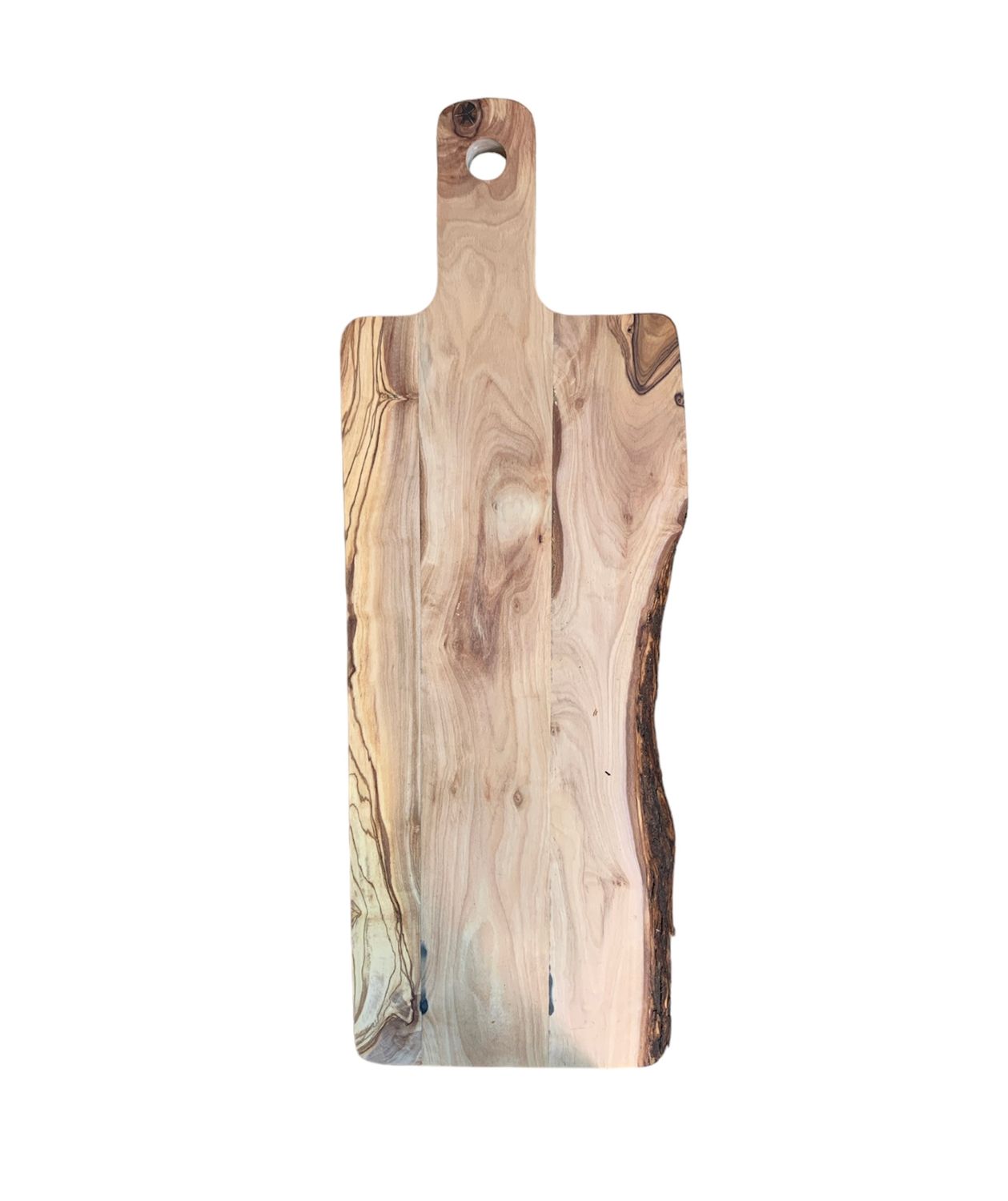 20x6 Natural Live Edge Olive Cutting Board