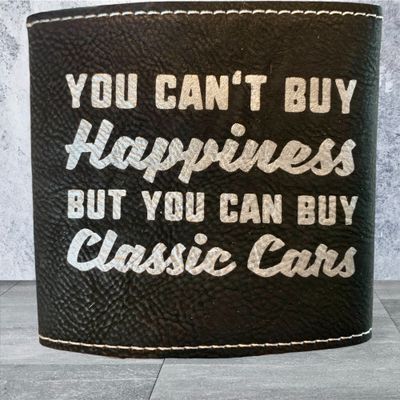Personalized Leather Can Koozies