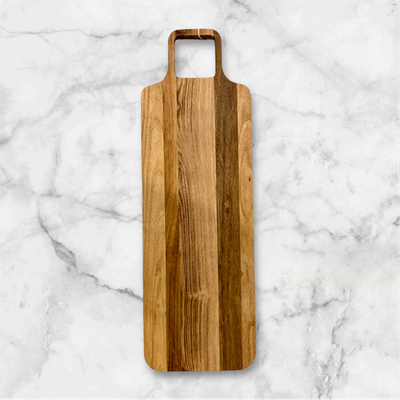 Teakwood Cutting Board with Large Comfort-Grip Handle