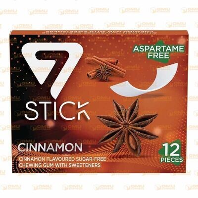 7 STICK CINNAMON SUGAR FREE GUM 12