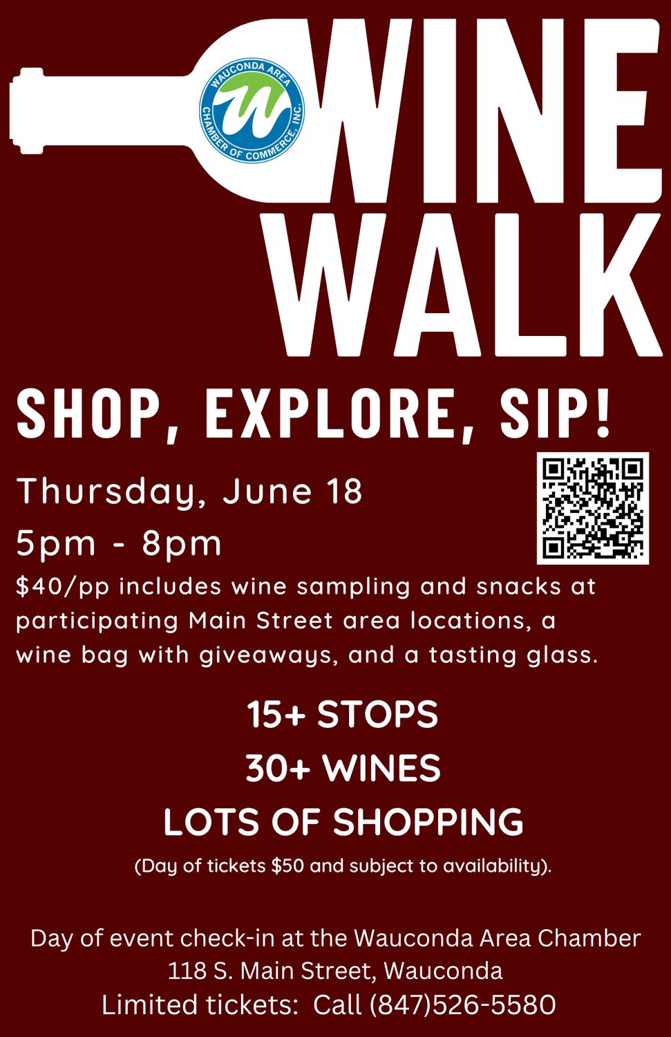 Wine Walk Attendee