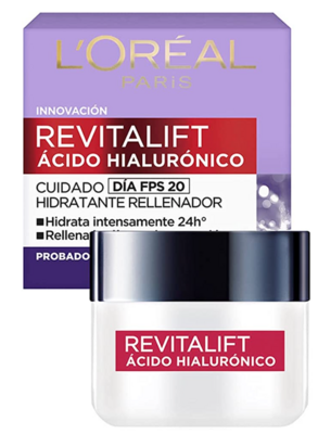L'Oreal Revitalift Crema Antiarrugas De Día Ácido Hialurónico 50 Ml