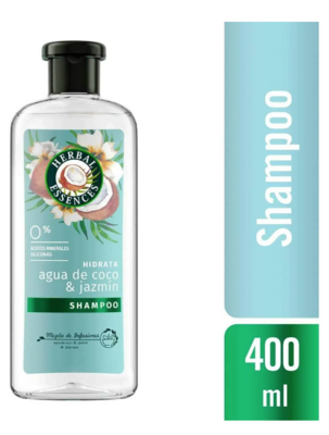 Herbal Essences Shampoo Hidrata Agua De Coco & Jazmín 400 Ml