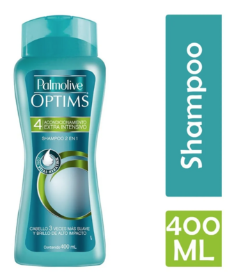 Palmolive Optims Nivel 4 Shampoo 2 En 1 Vital Keratina 400Ml