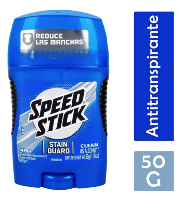Speed Stick Men Antitranspirante En Barra Clean 50 G