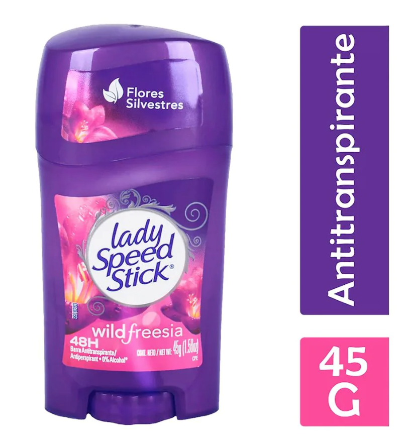 Lady Speed Stick Desodorante En Barra Wild Freesia 45 G