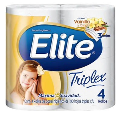 Papel Higienico Elite Triplex 4 Rollos