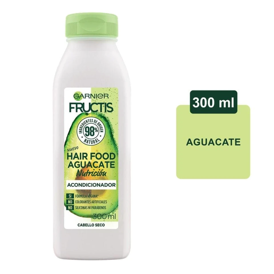 Acondicionador Garnier Fructis Hair Food Aguacate Cabello Seco 300ml
