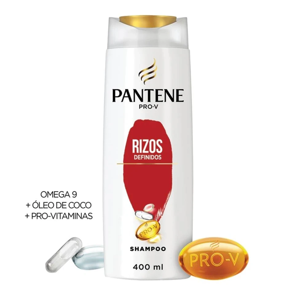 Pantene Pro-V Shampoo Rizos Definidos, 400 ml