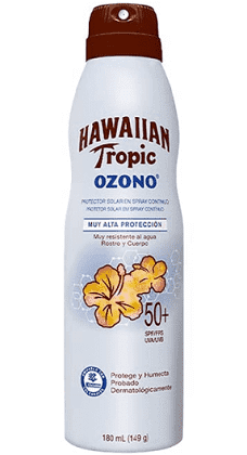 Protector Solar Hawaiian Tropic Ozono Spray FPS 50 189 ml