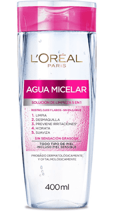Agua Micelar L'Oréal Paris 5 en 1 Todo Tipo de Piel 400 ml