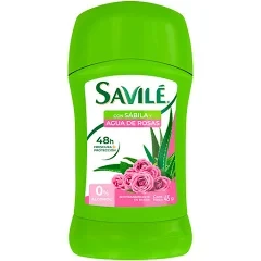 Savilé Desodorante Agua de Rosas en Barra 45g