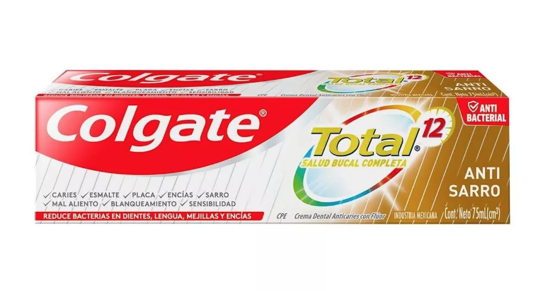 Pasta dental Colgate Total 12 anti sarro de 67 ml
