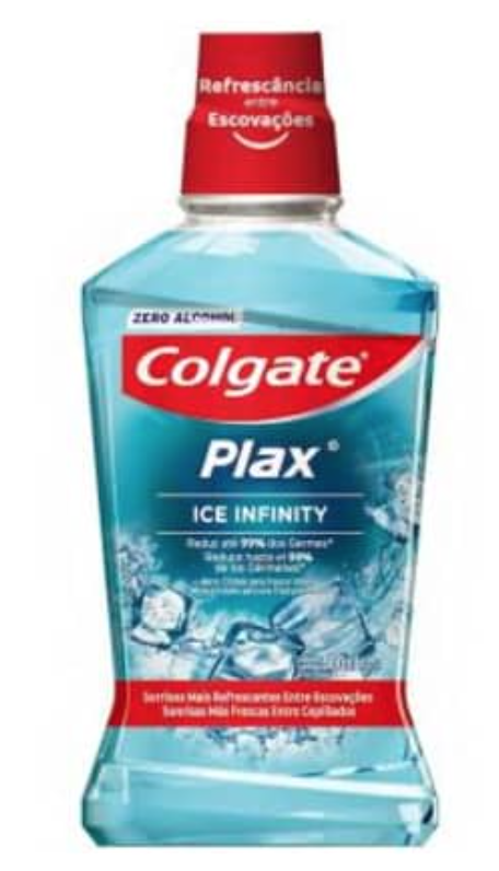 Enjuague bucal Colgate Plax ice infinity zero alcohol 500 ml