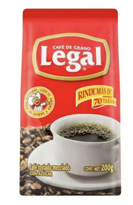 Cafe Legal Molido Bolsa 200 Gramos