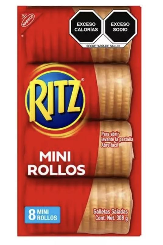Ritz Fresh Stack 8 Mini Rollos De 308 Gr