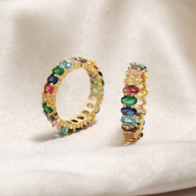 Golden Rainbow Ring