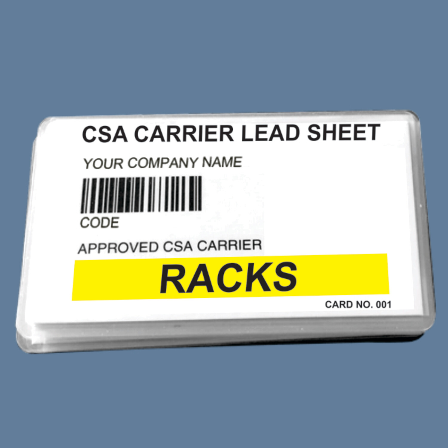 CSA CARD  (RACKS )