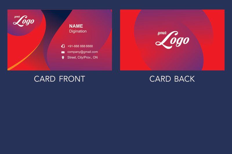 Double Side Printed Business Cards