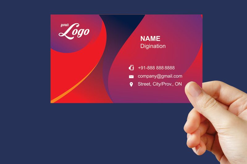 Single Side Printed Business Cards