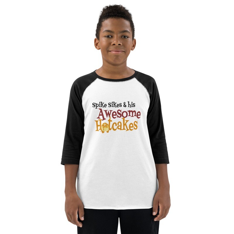 Awesome Hotcakes Buttery Goodness Youth baseball shirt