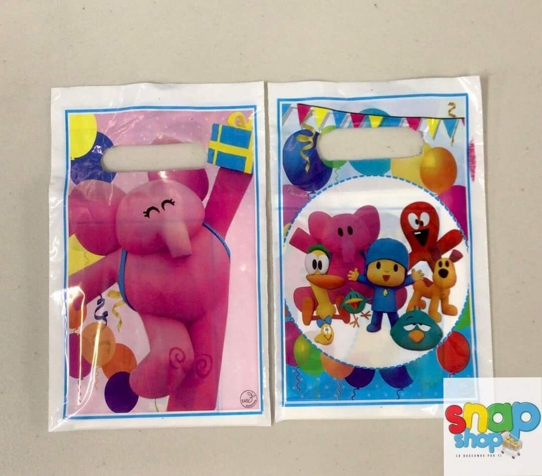 Paquete 10 bolsas para Dulces Pocoyo