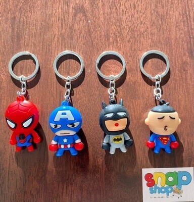  Colección de 4 llaveros  Super Heroes Avengers 