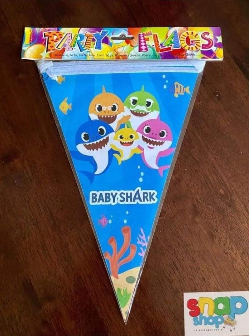 Banderines Baby Shark