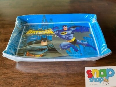 Paquete 10 Bandejas Batman