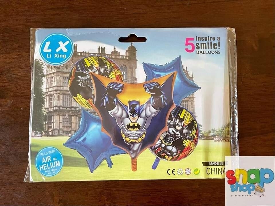 Set de globos Batman