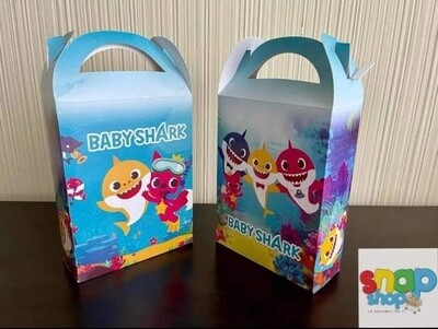 Paquete 10 Cajas Sorpresa Baby Shark 