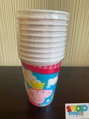 Paquete 10 vasos Peppa Pig