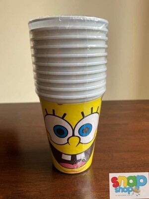 Paquete 10 Vasos Bob Esponja