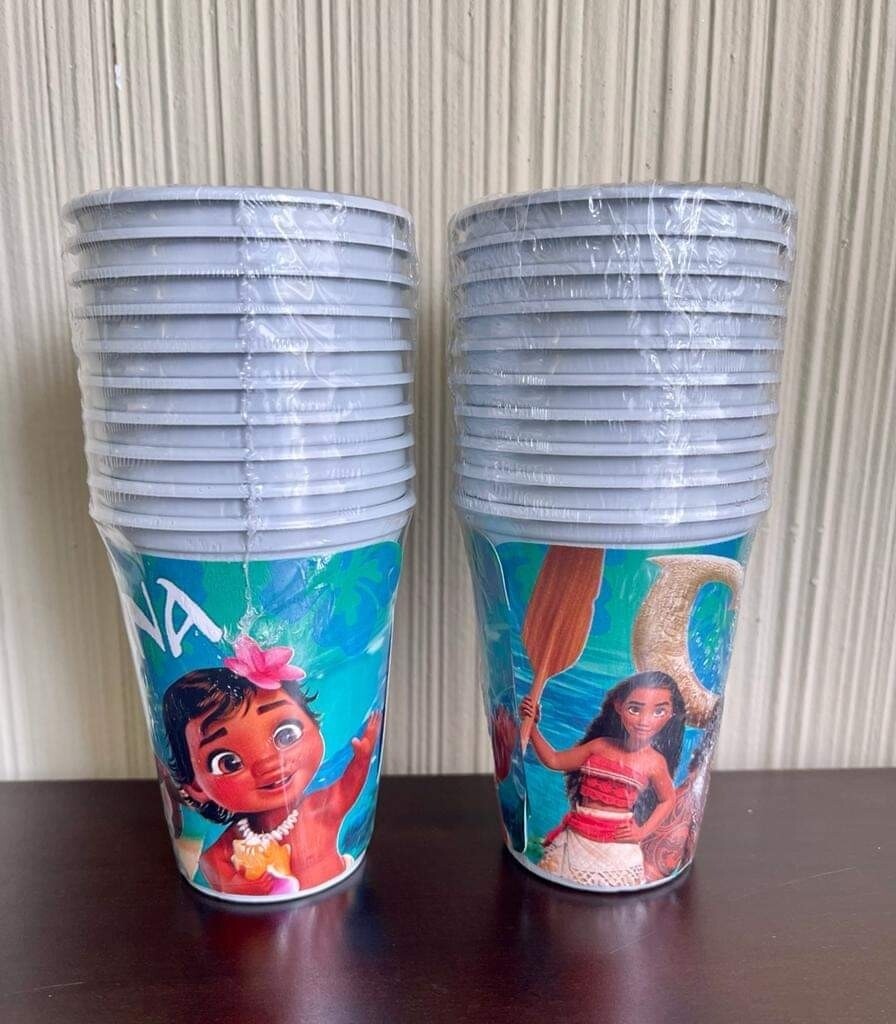 Paquete 10 vasos Moana