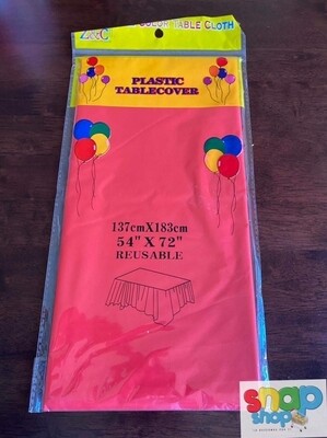 Mantel de mesa para postres Roja