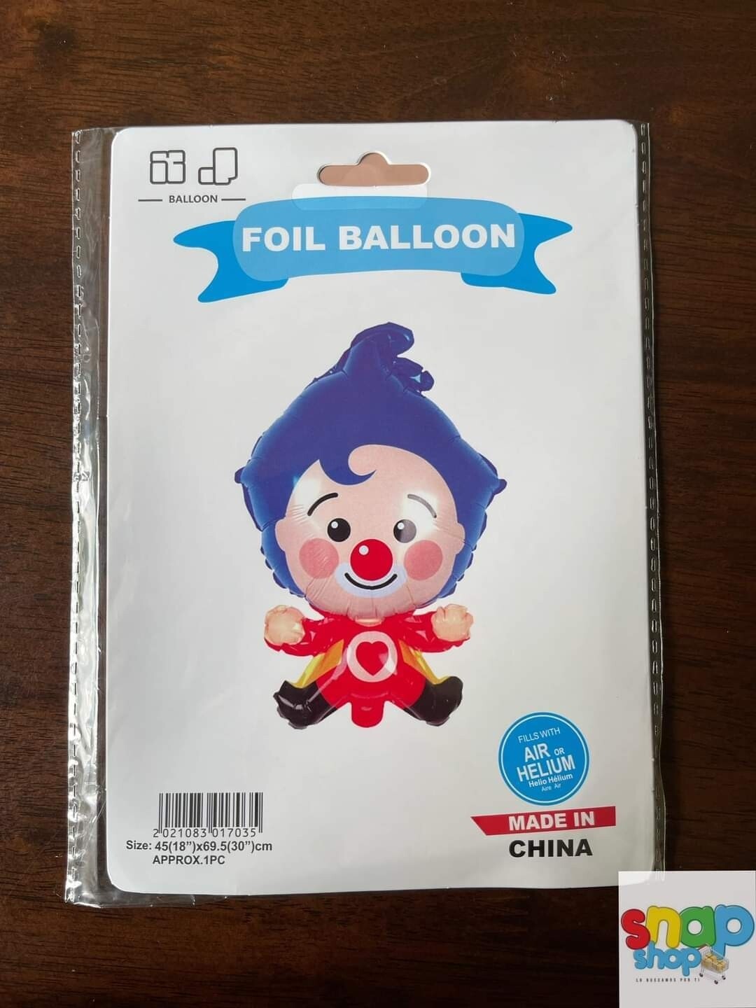 Globo figura Plim Plim