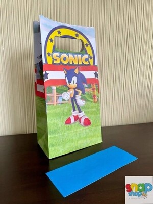 Paquete 10 Bolsas Sorpresa Sonic