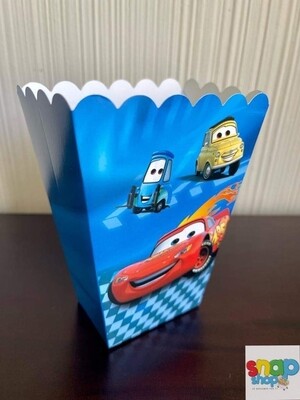 Paquete 6 Cajas para Palomitas Cars